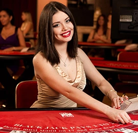 Multiple live casino tables showing blackjack, baccarat, and roulette on LIKE777