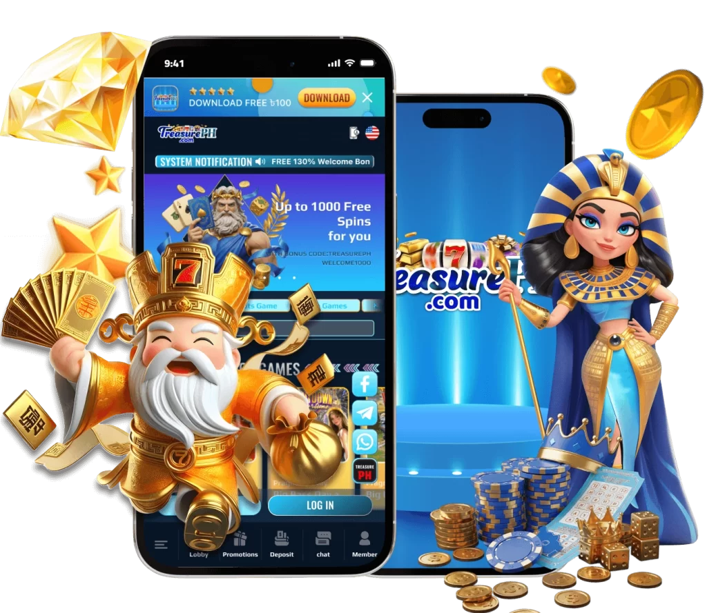 LIKE777 Smartphone screen showing a casino app download interface